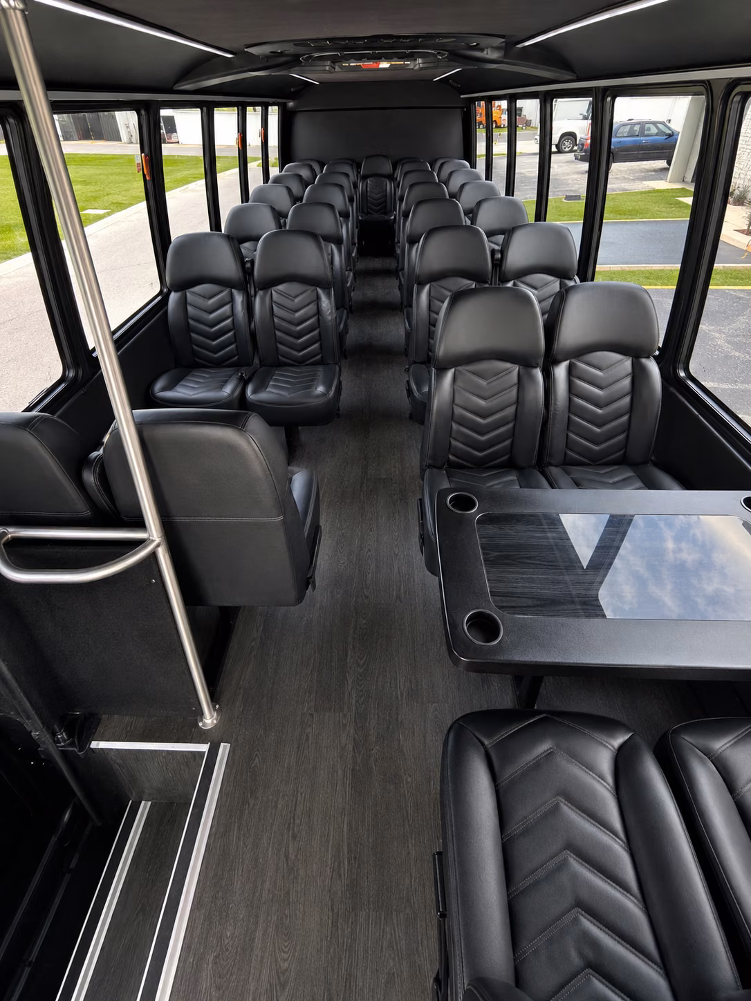 redmond 15 passenger minibus interior
