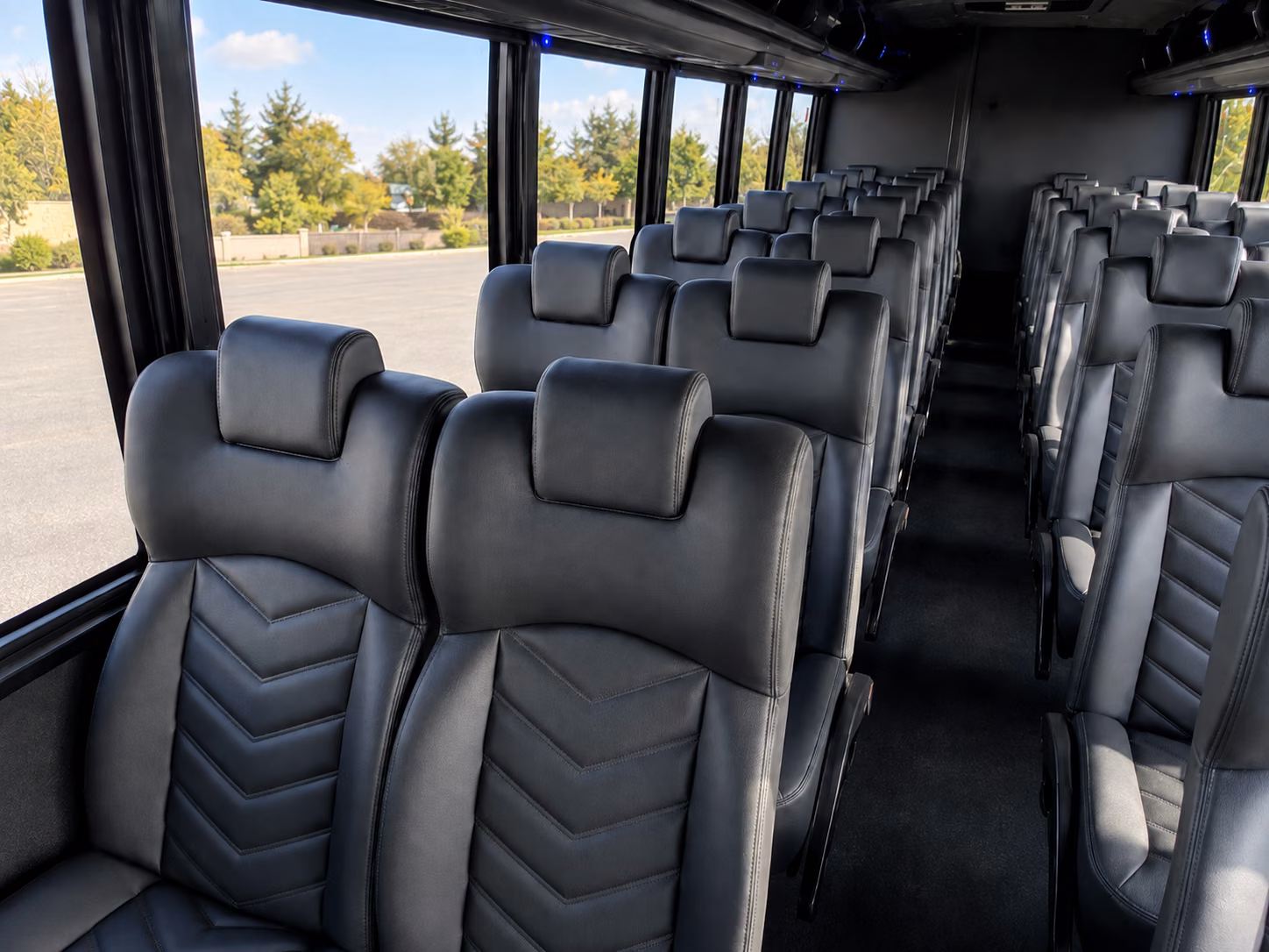 redmond 20 passenger minibus inside