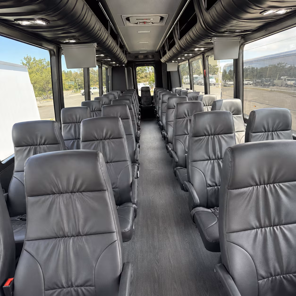 redmond 35 passenger minibus interior