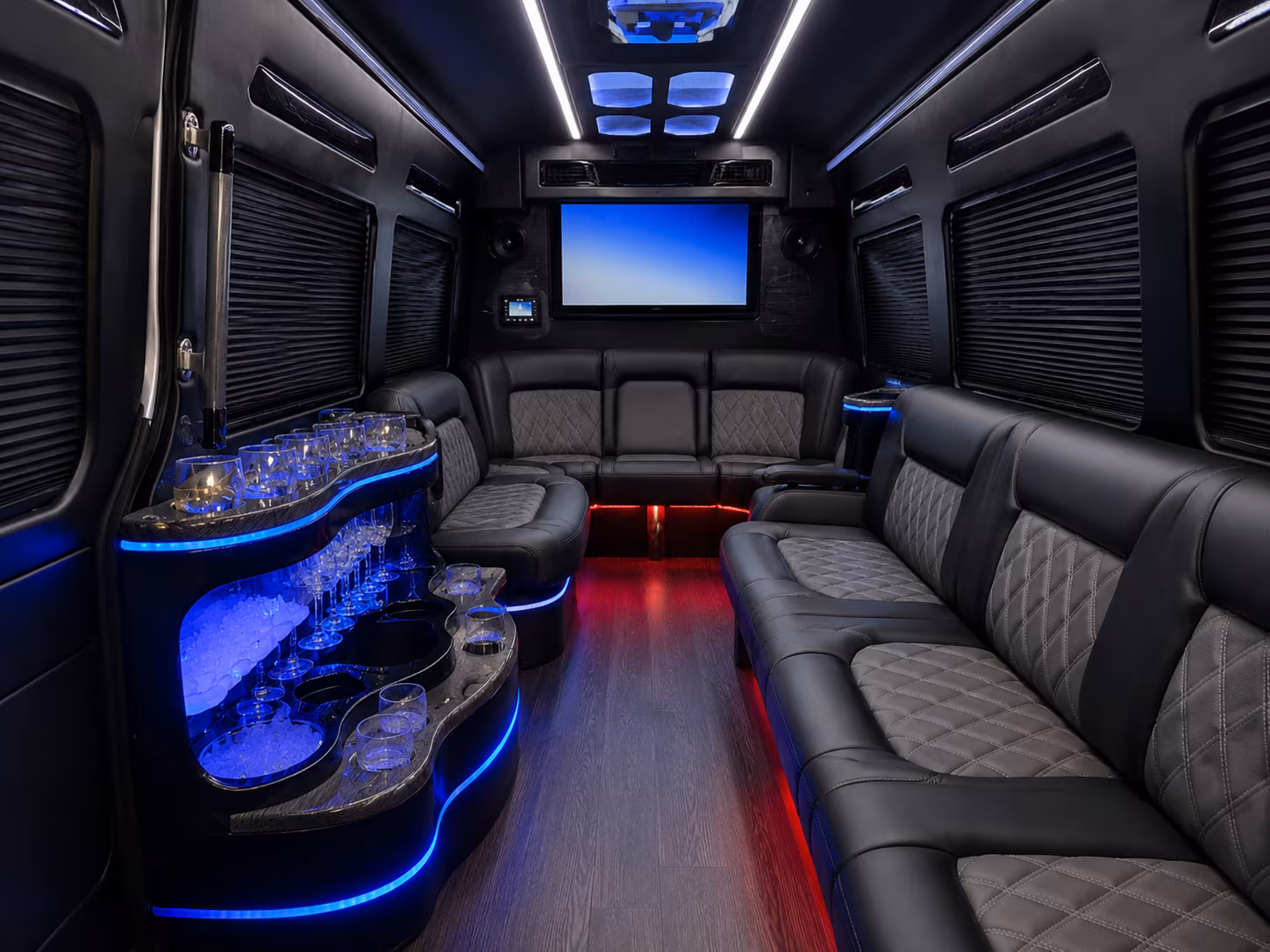 redmond corporate event transportation onboard seating