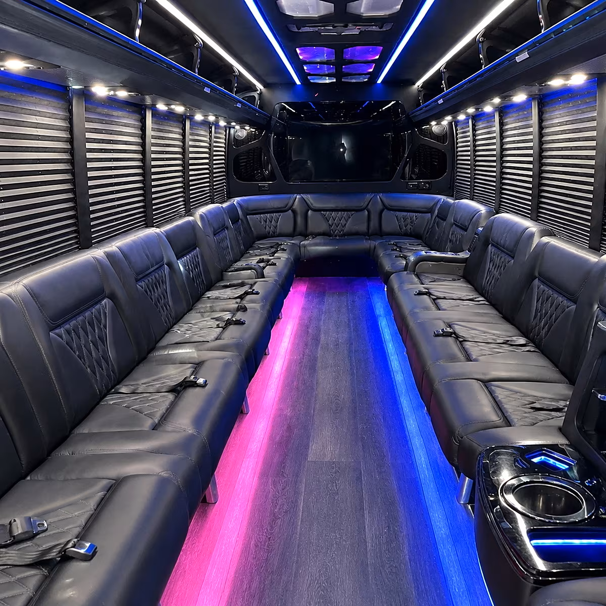 redmond party bus rentals inside