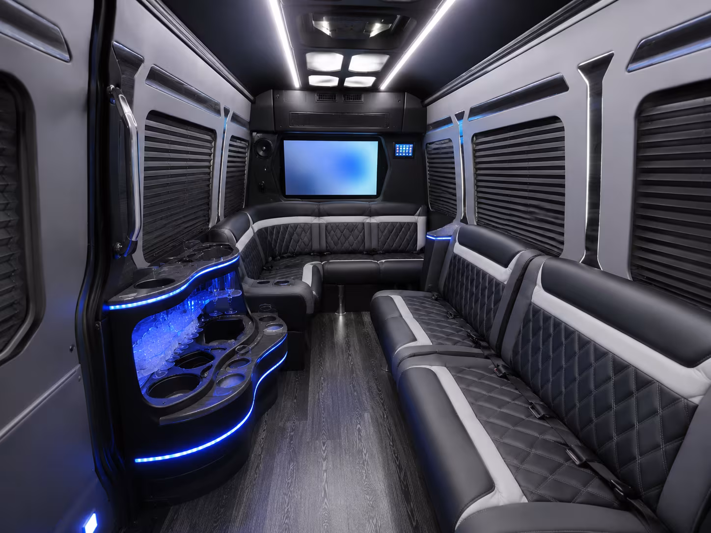 redmond sprinter limousine inside