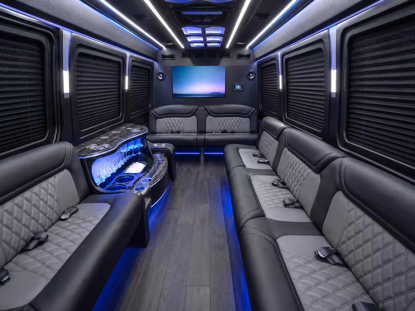 redmond sprinter limousine interior