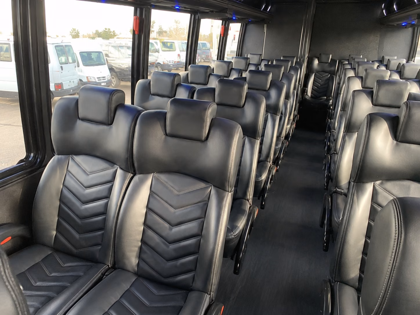 shuttle buses for redmond wedding guests between hotels and venues